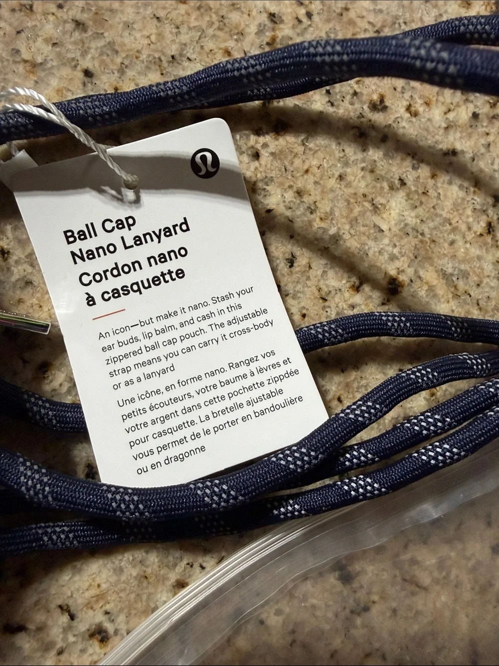 Rare lululemon bell cap nano lanyard
